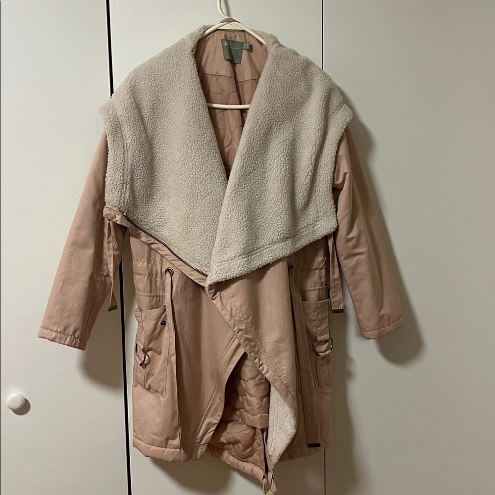 ASOS Waterfall Parka with Sherpa lining